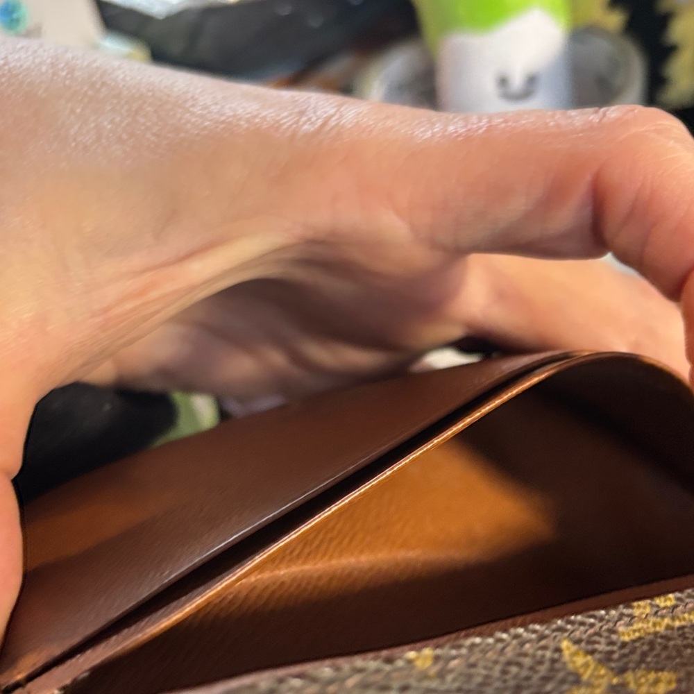Louis Vuitton Gold and Brown Monogram Wallet - Picture 11 of 17